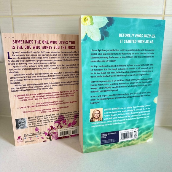"It Ends With Us" & "It Starts With Us" 2 Book Combo Pack! - Picture 3 of 3